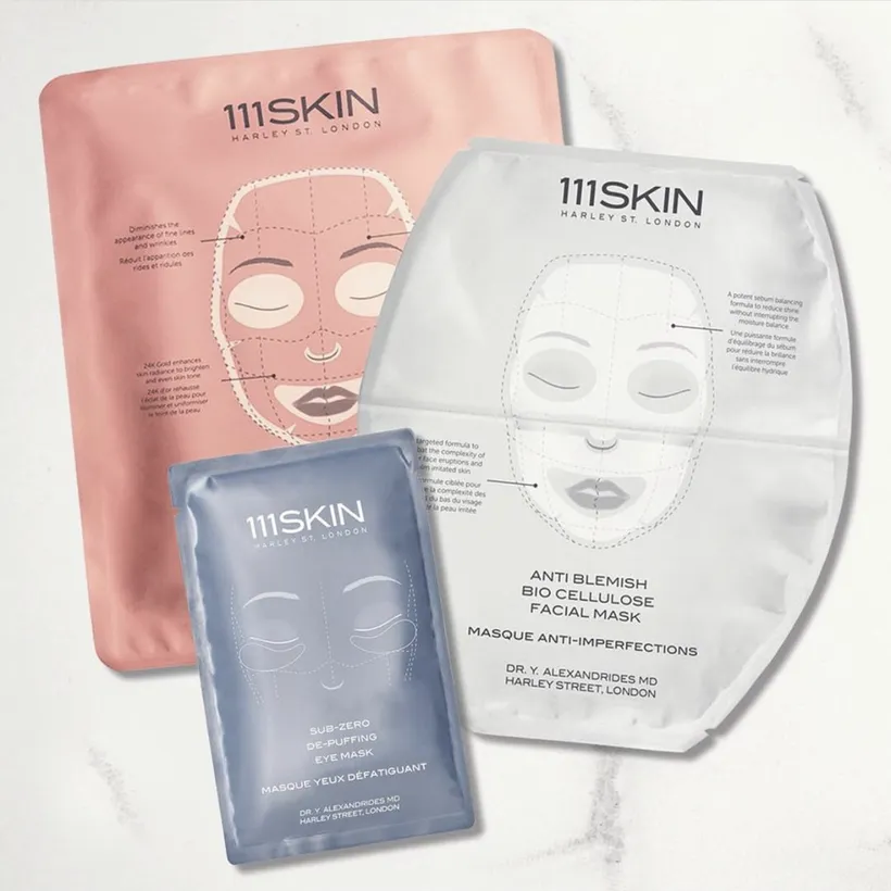 Masques du visage 111SKIN disponibles à l'institut